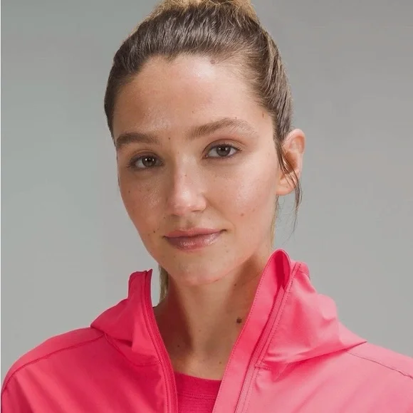lululemon Glaze Pink Lightweight Mist over Windbreaker Hoodie Jacket - Picture 8 of 12